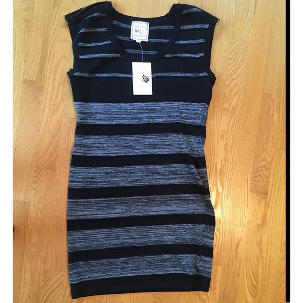 Brand New Pink Rose Dress with Zipper Sleeves